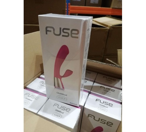 Інтерактивний вібратор-кролик Ohmibod Fuse for Kiiroo Pink (м'ята упаковка)