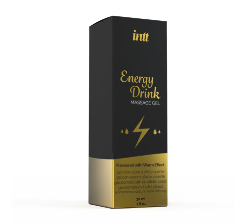 Масажний гель для інтимних зон Intt Energy Drink (30 мл) розігріваючий