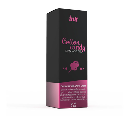 Масажний гель для інтимних зон Intt Cotton Candy (30 мл) розігрівальний