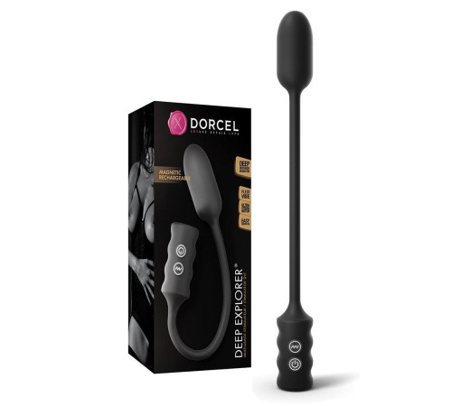 Виброяйце Dorcel Deep Explorer, підходить для вагінальної та анальної стимуляції, потужне