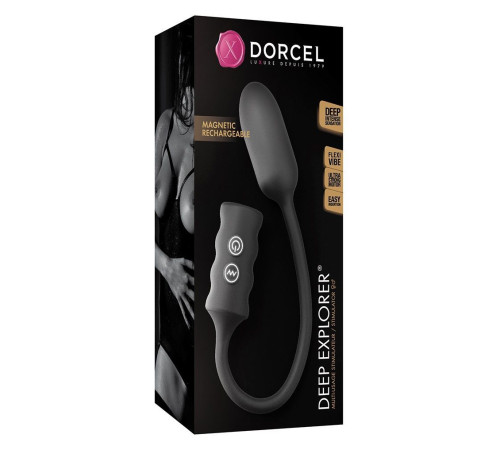 Виброяйце Dorcel Deep Explorer, підходить для вагінальної та анальної стимуляції, потужне