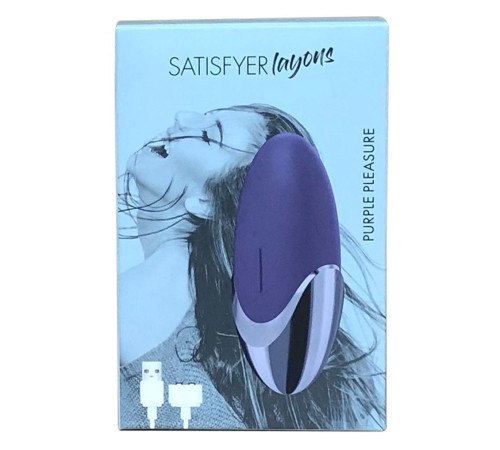 Потужний вібратор Satisfyer Lay-On - Purple Pleasure, водонепроникний, 15 режимів роботи