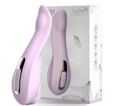 Вакуумний вібратор 3-в-1 Leten Sucking Vibrator (вакуум, вібрація, масажні рухи язичка)