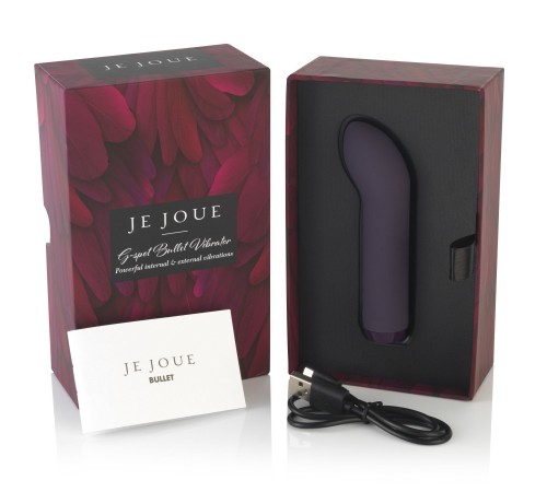 Преміум вібратор Je Joue - G-Spot Bullet Vibrator Purple з глибокою вібрацією