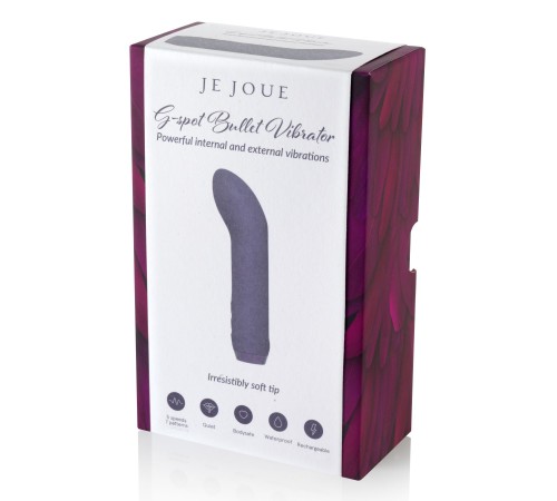 Преміум вібратор Je Joue - G-Spot Bullet Vibrator Purple з глибокою вібрацією