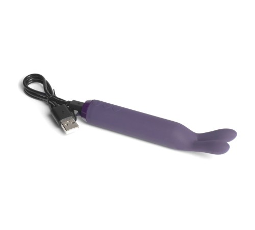 Вібратор з вушками Je Joue - Rabbit Bullet Vibrator Purple, глибока вібрація