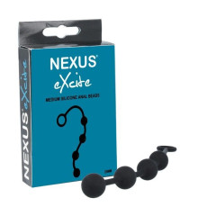 Анальні кульки Nexus Excite Medium Anal Beads, силікон, макс. діаметр 2,5 см