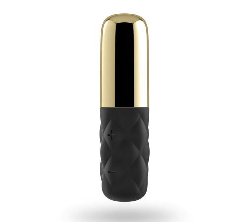 Потужний мінівібратор Satisfyer Sparkling Darling Gold зі знімним ковпачком, 15 режимів роботи