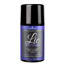 Гель для мінету Sensuva Lic-o-licious Blueberry Muffin (50 мл), оліїстий, без цукру