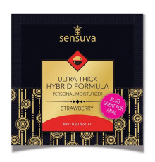 Пробник Sensuva - Ultra-Thick Hybrid Formula Strawberry (6 мл)