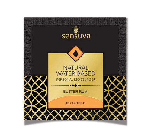 Пробник Sensuva - Natural Water-Based Butter Rum (6 мл)