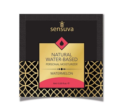 Пробник Sensuva - Natural Water-Based Watermelon (6 мл)