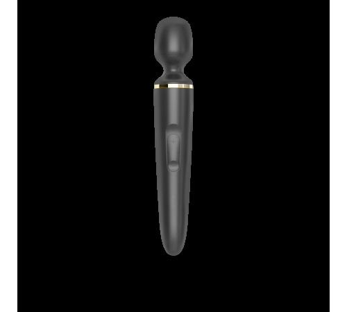 Вібромасажер Satisfyer Wand-er Woman (Black/Gold), водонепроникний, потужний, розмір XXL