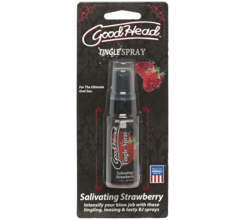 Спрей для мінету Doc Johnson GoodHead Tingle Spray - Strawberry (29 мл) із стимулюючим ефектом