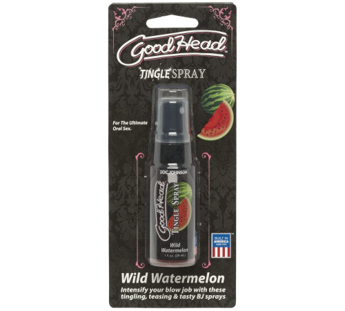 Спрей для мінету Doc Johnson GoodHead Tingle Spray - Watermelon (29 мл) зі стимулювальним ефектом