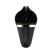 Морозиво-спінатор Satisfyer Lay-On - Sweet Treat Black/Gold, 10 режимів роботи, водонепроникний