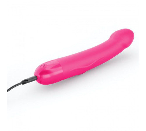 Вібратор Dorcel Real Vibration M Magenta 2.0, діаметр 3,7см, перезаряджається, для точки G