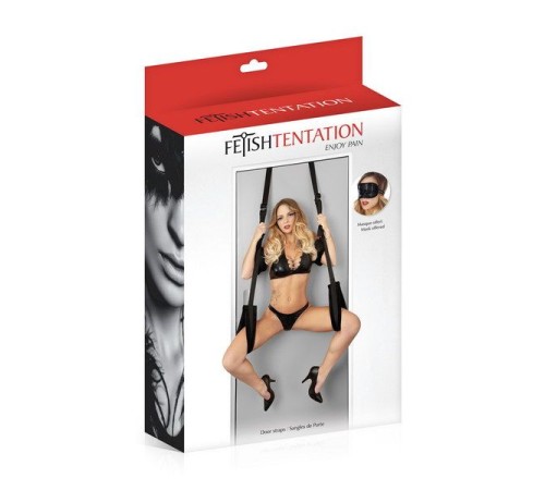 Секс-гойдалка на двері Fetish Tentation Door Straps з маскою на очі