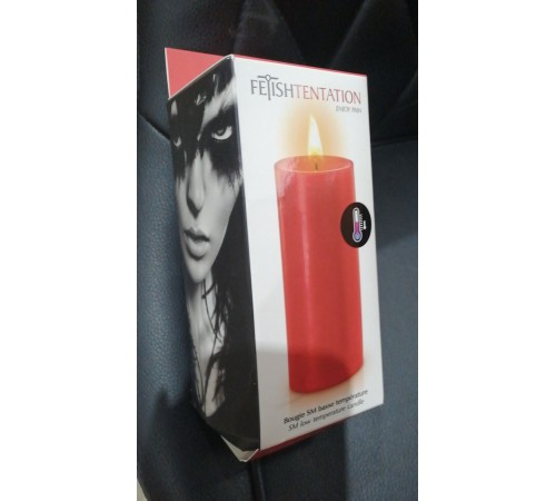 БДСМ свічка низькотемпературна Fetish Tentation SM Low Temperature Candle Red (зіпсована упаковка!!)