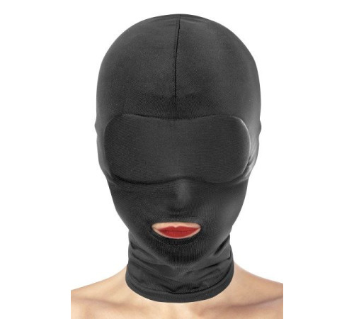 Капюшон для БДСМ з відкритим ротом Fetish Tentation Open Mouth Hood