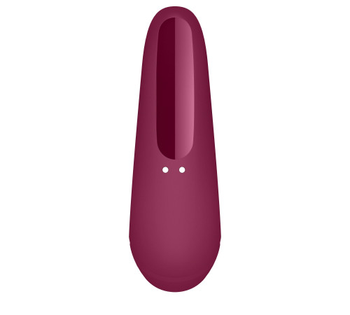 Вакуумний кліторальний стимулятор Satisfyer Curvy 1+ Rose Red з керуванням через інтернет