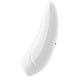 Вакуумний кліторальний стимулятор Satisfyer Curvy 1+ White з керуванням через інтернет