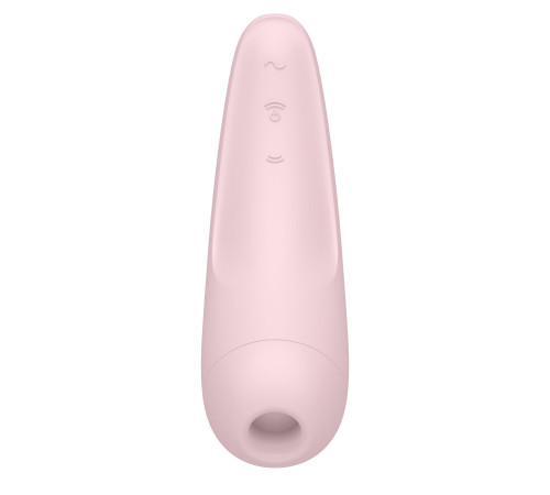 Вакуумний кліторальний стимулятор Satisfyer Curvy 2+ Pink з керуванням через інтернет