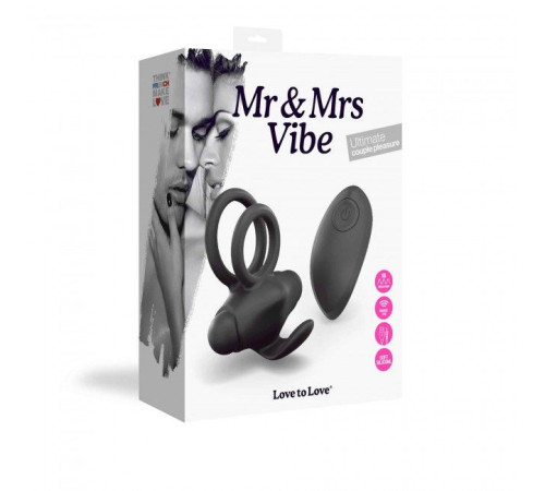 Ерекційне віброкільце Love To Love Mr & Mrs VIBE з пультом ДК