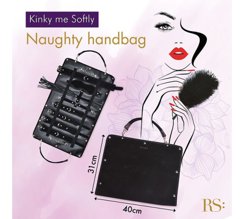 Подарунковий набір для BDSM RIANNE S — Kinky Me Softly Black: 8 предметів для задоволення