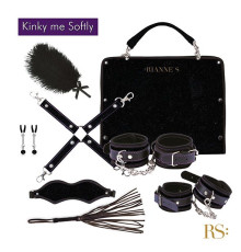 Подарунковий набір для BDSM RIANNE S — Kinky Me Softly Black: 8 предметів для задоволення