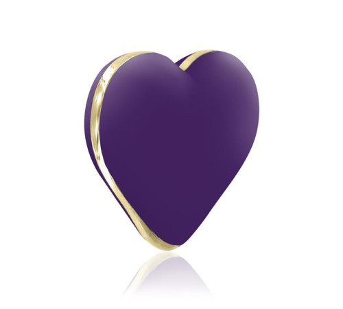 Вібратор-сердечко Rianne S: Heart Vibe Purple, 10 режимів, медичний силікон, подарункове паковання