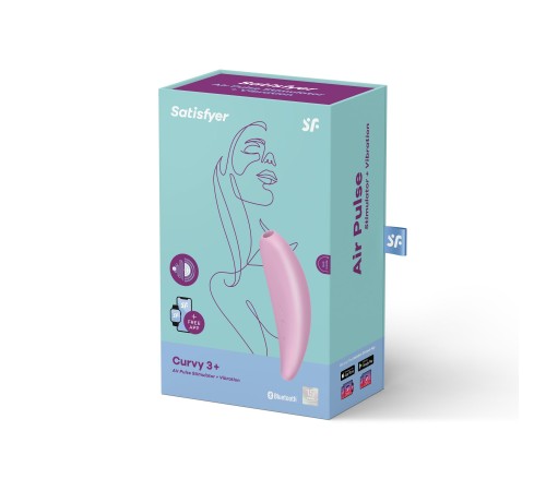 Вакуумний кліторальний стимулятор Satisfyer Curvy 3+