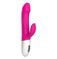 Пульсатор-кролик Leten Vibrator Realistic з підігрівом і вібрацією кліторального відростка