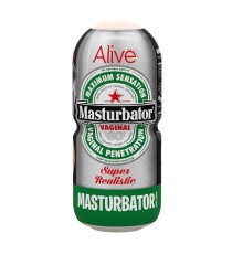 Недорогий мастурбатор-вагіна Alive Heineken Vagina у вигляді банки пива