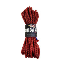 Джутова мотузка для шібарі Feral Feelings Shibari Rope, 8 м червона