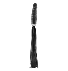 Флогер з ручкою-дилдо Fetish Tentation Whip with Dildo Handle