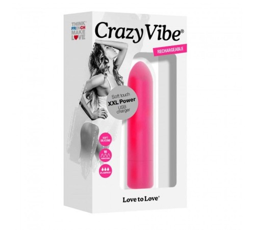 Віброкуля Love To Love Crazy Vibe перезаряджувана