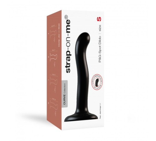 Насадка для страпона Strap-On-Me P&G-Spot Dildo, силікон, розмір S