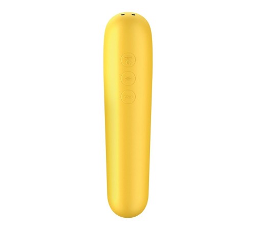 Смарт-вібратор та вакуумний стимулятор 2-в-1 Satisfyer Dual Love Yellow