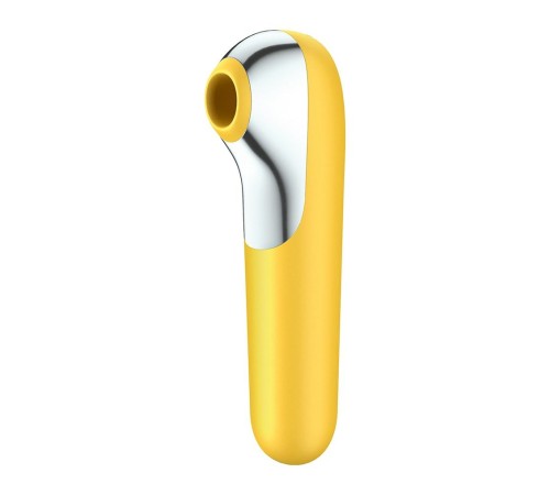 Смарт-вібратор та вакуумний стимулятор 2-в-1 Satisfyer Dual Love Yellow