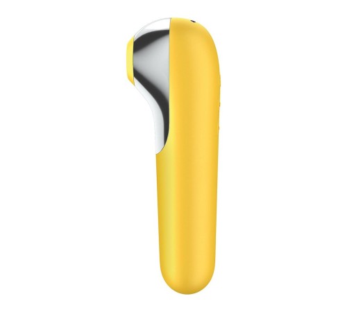 Смарт-вібратор та вакуумний стимулятор 2-в-1 Satisfyer Dual Love Yellow