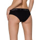 Трусики з широкою гумкою і мереживом Passion PS001 PANTIES L, black