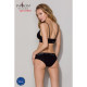 Трусики з широкою гумкою і мереживом Passion PS001 PANTIES L, black