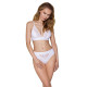 Трусики з широкою гумкою і мереживом Passion PS001 PANTIES L, white