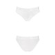 Трусики з широкою гумкою і мереживом Passion PS001 PANTIES M, white