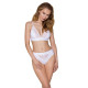 Трусики з широкою гумкою і мереживом Passion PS001 PANTIES XL, white