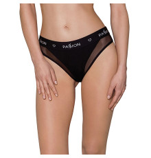 Трусики з прозорою вставкою Passion PS002 PANTIES L, black