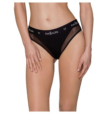 Трусики з прозорою вставкою Passion PS002 PANTIES XL, black