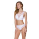 Трусики з прозорою вставкою Passion PS002 PANTIES XL, white