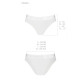 Трусики з прозорою вставкою Passion PS002 PANTIES XL, white